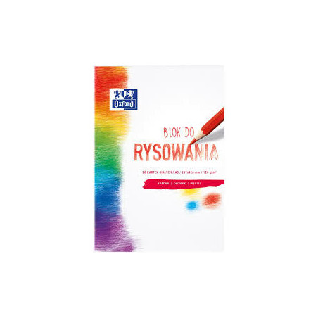 Blok rysunkowy Oxford A3/20k biały