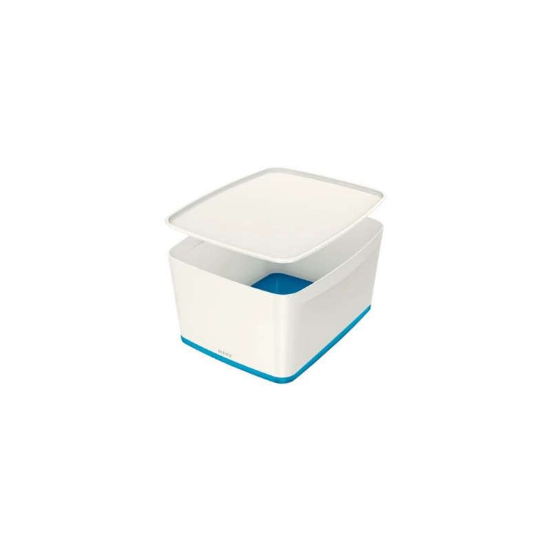 POJEMNIK LEITZ MyBOX 318x198x385mm BIAŁO-NIEBIESKI