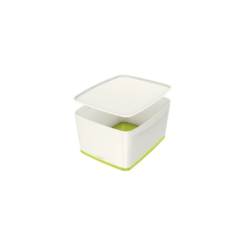 POJEMNIK LEITZ MyBOX 318x198x385mm BIAŁO-ZIELONY