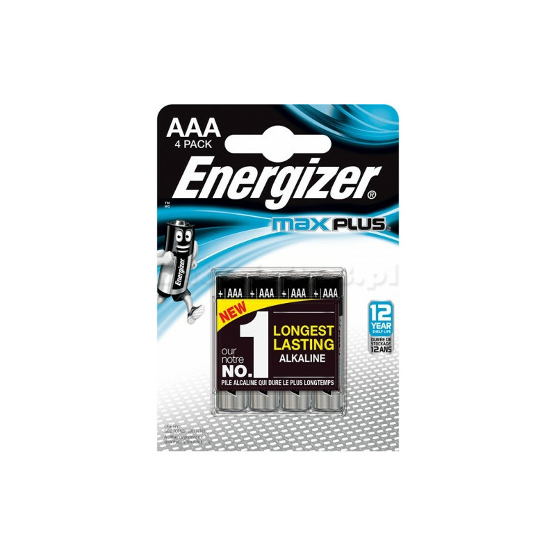 Baterie Energizer Max Plus AAA LR3 1.5V (4)