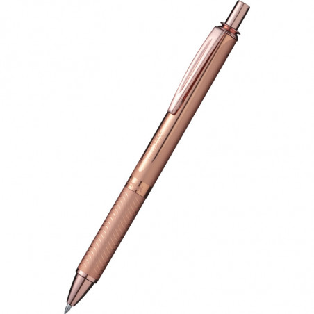Pióro kulkowe Pentel EnerGel BL407 (wkład niebieski) różowe złoto