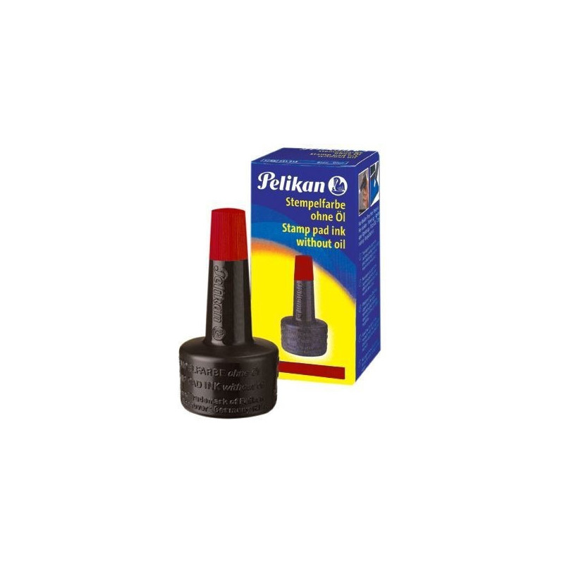 TUSZ DO PIECZĄTEK PELIKAN 28ml CZERWONY