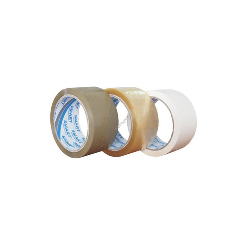 TAŚMA PAKOWA SMART 48mm/46m KAUCZUK BIAŁA