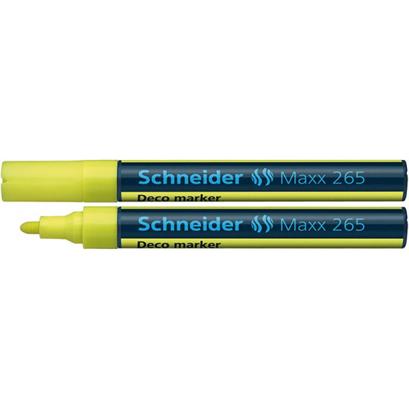 Marker kredowy Schneider Maxx 265 Deco żółty