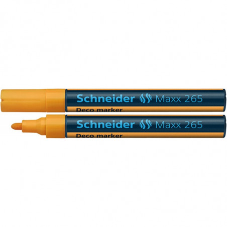 Marker kredowy Schneider Maxx 265 Deco pomarańczowy