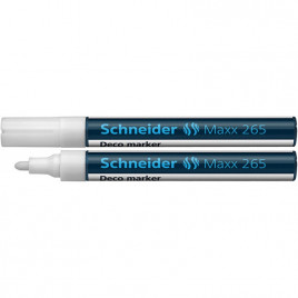 Marker kredowy Schneider Maxx 265 Deco biały