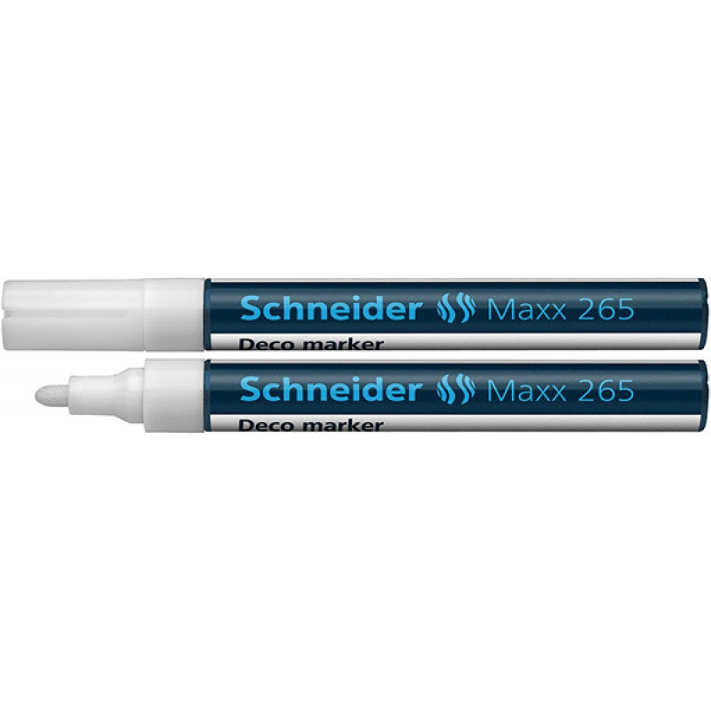 Marker kredowy Schneider Maxx 265 Deco biały
