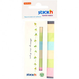 ZAKŁADKI STICK'N 15x45mm 6 KOLORÓW (6x30)