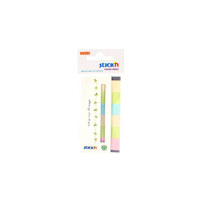 ZAKŁADKI STICK'N 15x45mm 6 KOLORÓW (6x30)