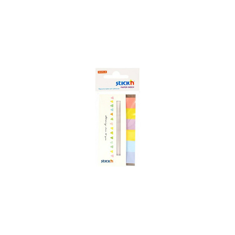 ZAKŁADKI STICK'N 15x45mm 6 KOLORÓW (6x30)