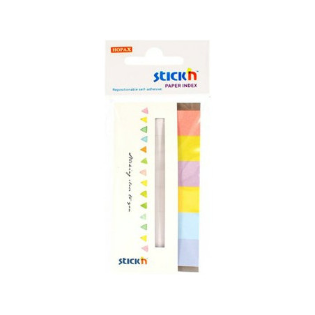 ZAKŁADKI STICK'N 15x45mm 6 KOLORÓW (6x30)