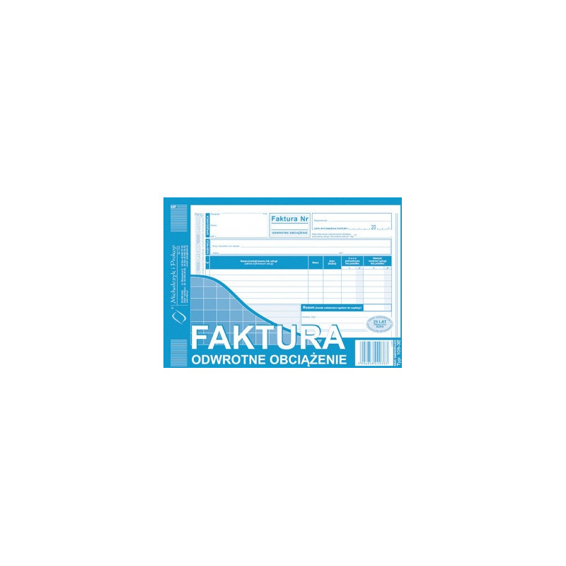 FAKTURA ODWROTNE OBCIĄŻENIE A5
