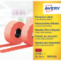 ETYKIETY DO METKOWNICY AVERY 26x16mm TRWAŁE CZERWONE (10x1200)