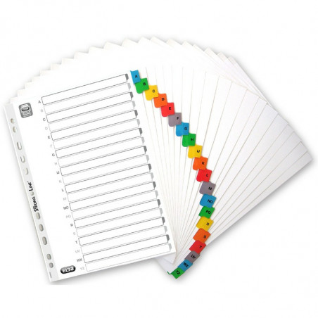 PRZEKŁADKI MYLAR ELBA A4 A-Z