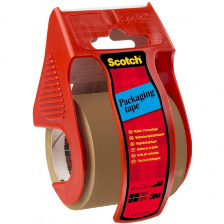 Taśma pakowa na podajniku Scotch 48mm/20.3m brązowa