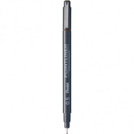 Cienkopis Pentel PointLiner 0.5mm sepia