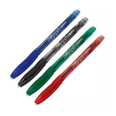 Długopis wymazywalny BiC Gelocity Illusion czarny