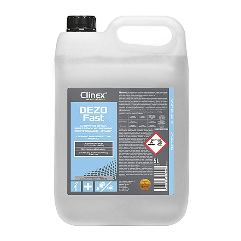 Preparat Clinex DezoFast 5L (dezynfekująco–myjący)