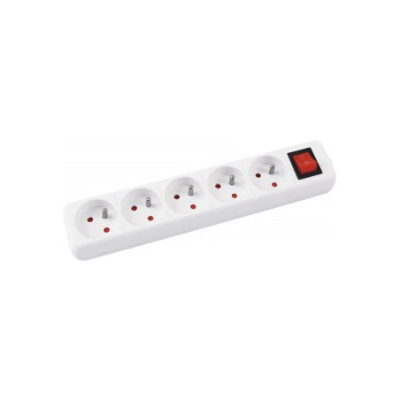 Listwa zasilająca Office Products 3m/5g biała