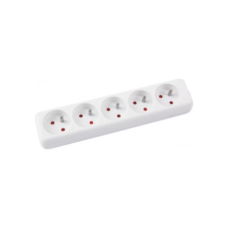 Listwa zasilająca Office Products 5m/5g biała