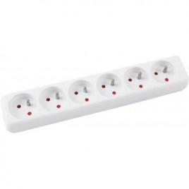 Listwa zasilająca Office Products 5m/6g biała