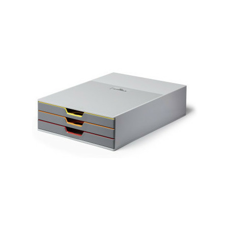 Pojemnik 3 szuflady Durable Varicolor