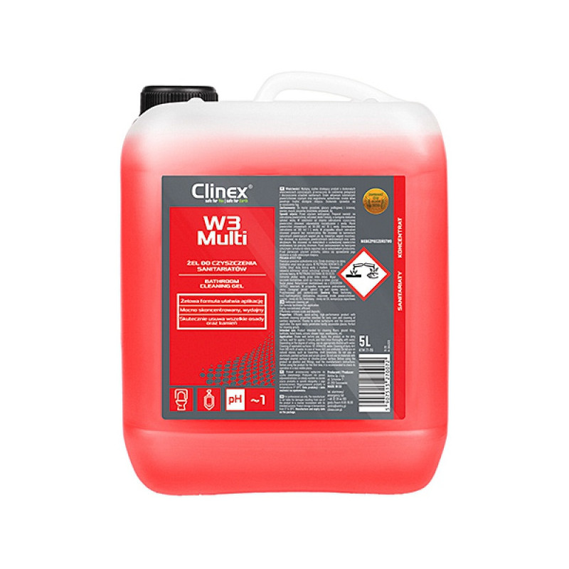 Płyn Clinex W3 Multi 5L (do mycia łazienek)