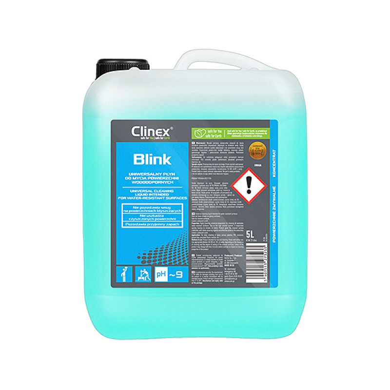 Płyn Clinex Blink 5L (do mycia powierzchni wodoodpornych)