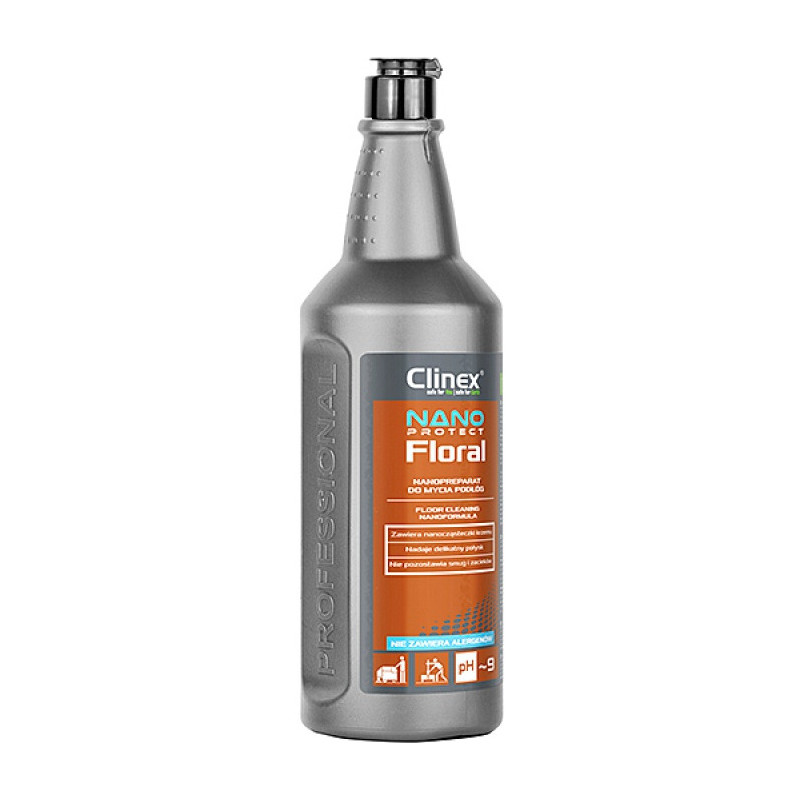Preparat Clinex Nano Protect Floral 1L (do mycia podłóg)