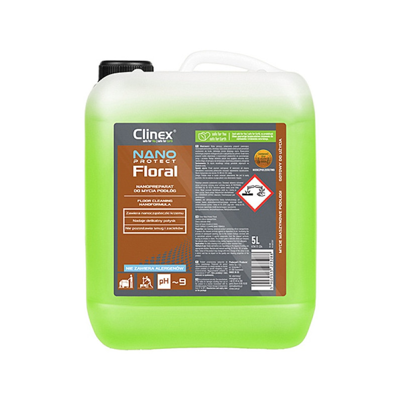 Preparat Clinex Nano Protect Floral 5L (do mycia podłóg)