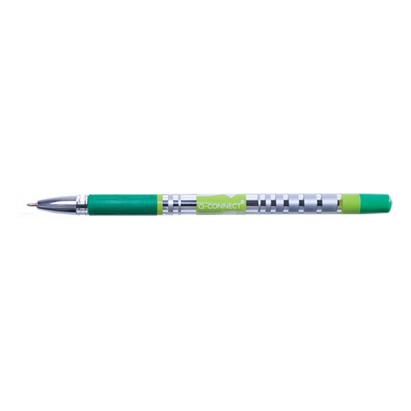 Długopis żelowo-fluidowy Q-Connect 0.5mm zielony