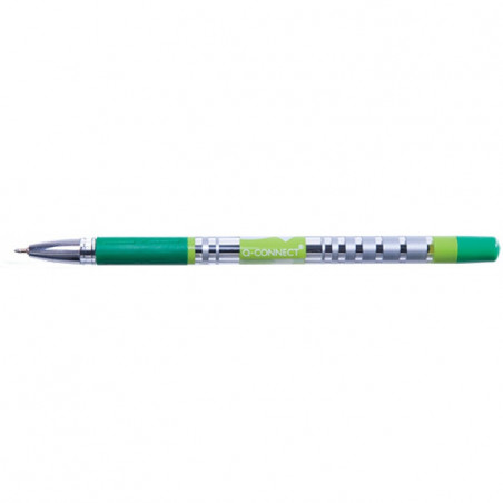 Długopis żelowo-fluidowy Q-Connect 0.5mm zielony