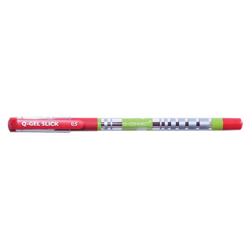 Długopis żelowo-fluidowy Q-Connect 0.5mm czerwony