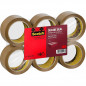 Taśma pakowa Scotch Secure Seal 50mm/66m brązowa (6 sztuk)
