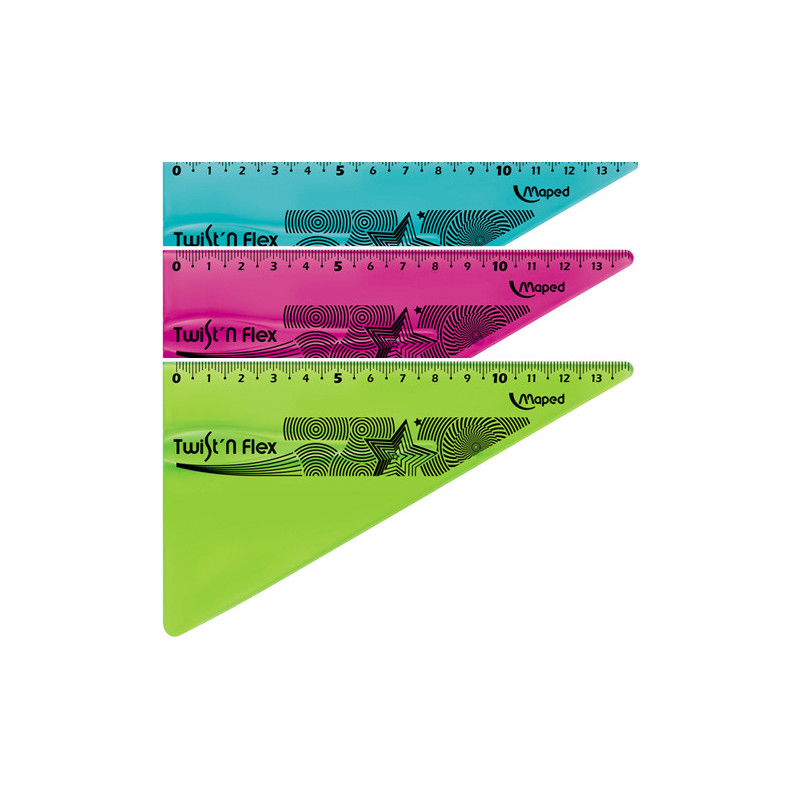 EKIERKA NIEŁAMLIWA MAPED TWIST'N FLEX 15cm
