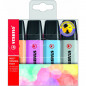 Zakreślacze Stabilo Boss Original Pastel 4 kolory