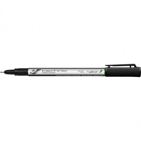 Cienkopis kreślarski Rystor Technic 0.3mm zielony