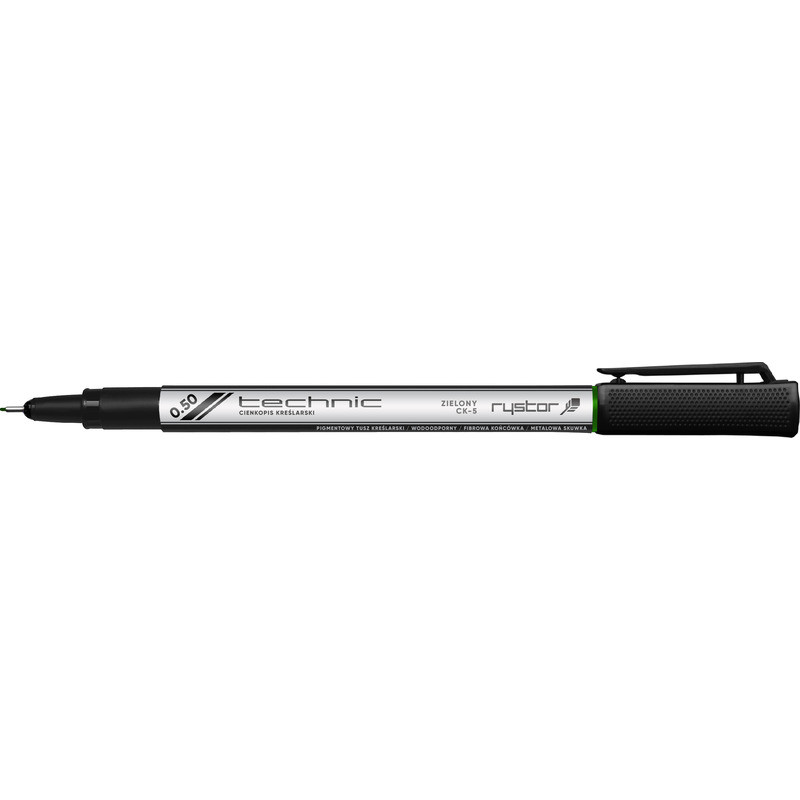 Cienkopis kreślarski Rystor Technic 0.5mm zielony