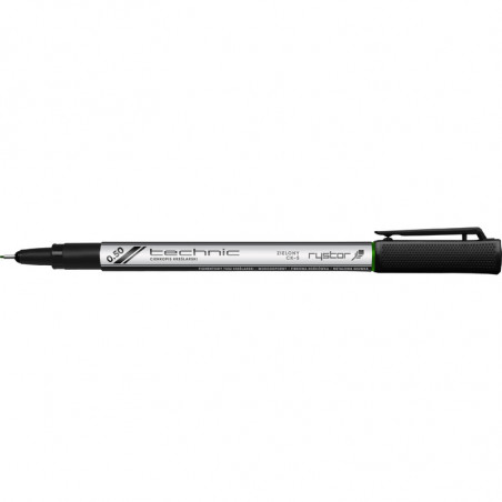 Cienkopis kreślarski Rystor Technic 0.5mm zielony