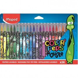 Flamastry Maped Color'Peps Monster 24 kolory