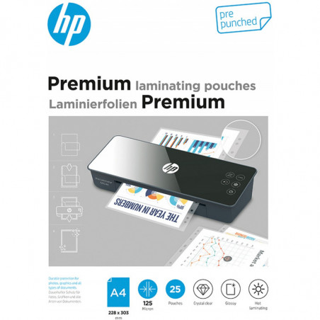 FOLIA LAMINACYJNA HP PREMIUM A4/125µM DZIURKOWANA (25)