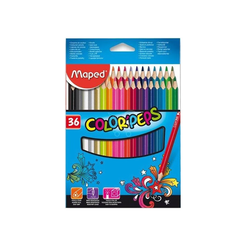 Kredki Maped Color'Peps Star 36 kolorów