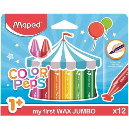 Kredki świecowe Maped Color'Peps Jumbo Early Age 12 kolorów