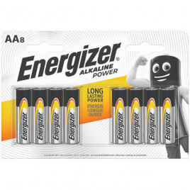 Baterie Energizer Alkaline Power AA LR6 1.5V (8)