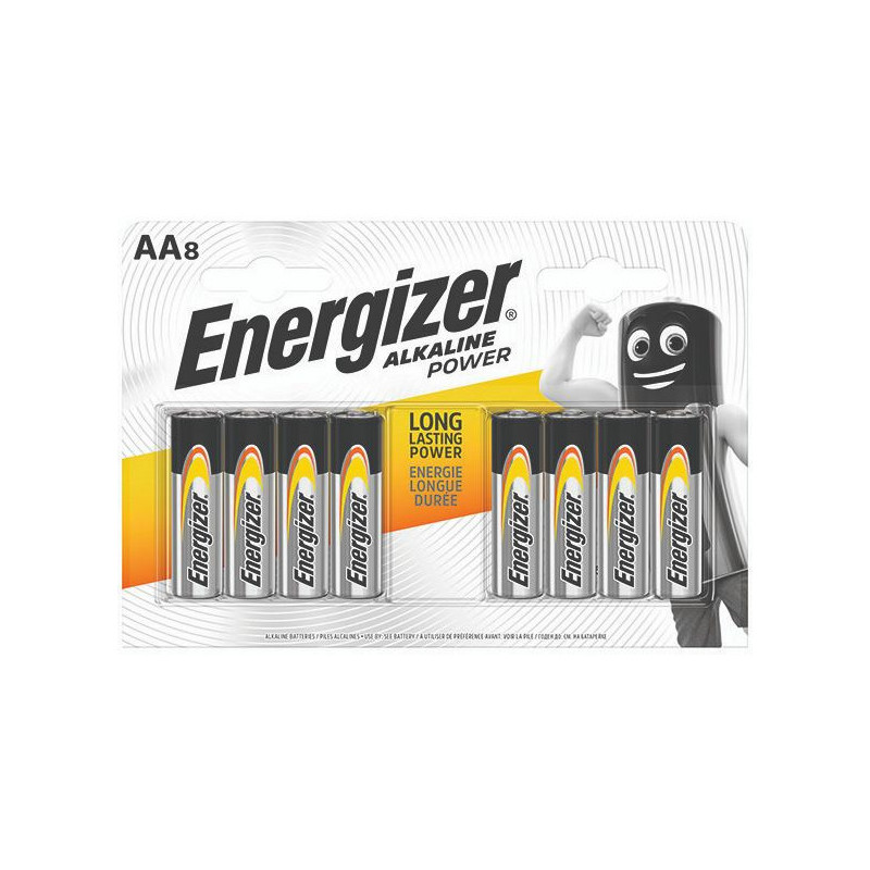 Baterie Energizer Alkaline Power AA LR6 1.5V (8)