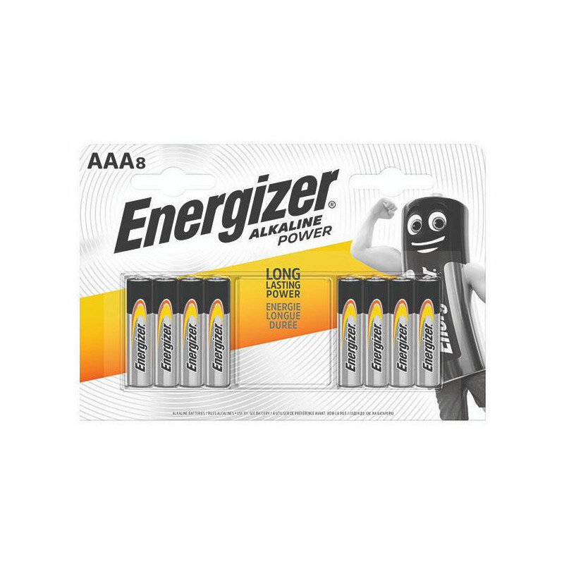 Baterie Energizer Alkaline Power AAA LR3 1.5V (8)