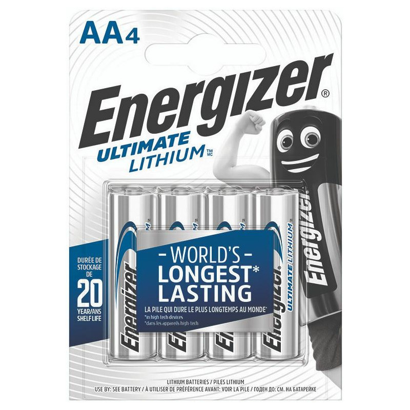 Baterie Energizer Ultimate Lithium AA LR6 1.5V (4)
