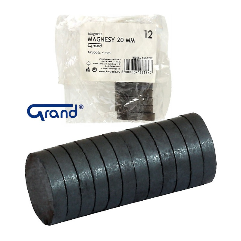 Magnesy Grand śr.20mm (12)