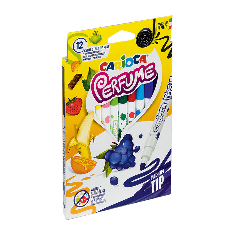 Pisaki zapachowe Carioca Perfume 12 kolorów