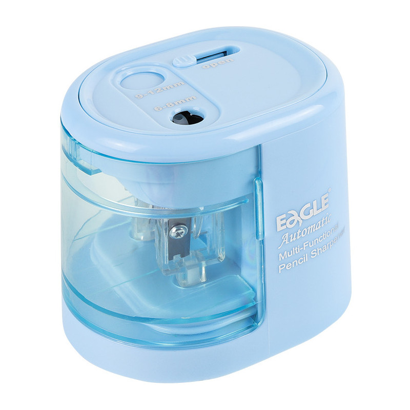 Temperówka na baterie Eagle EG-5161USB 2 otwory niebieska